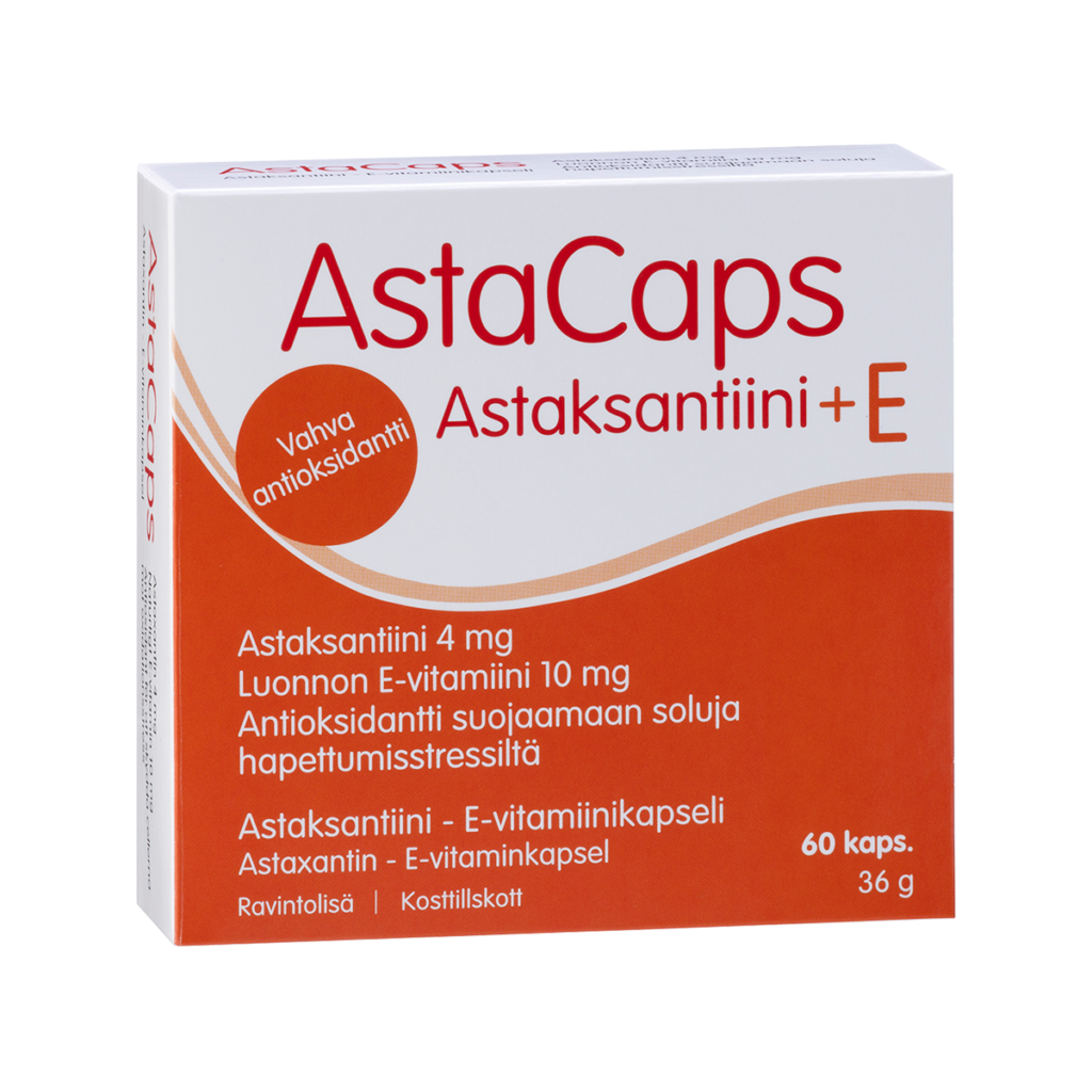 AstaCaps, Astaxanthin – Vitamin E Capsules